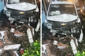 Impactante! Pareja alcoholizada destroza jardinera en Jojutla y desata riña callejera