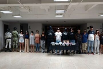 Impactante operativo en Jiutepec: 12 detenidos, armas y cientos de dosis de droga incautadas