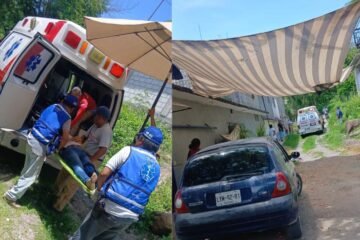 ¡Impactante! Abuelita sufre brutal caída en Tequesquitengo y termina con fractura severa