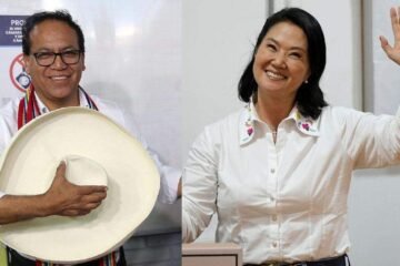 Keiko Fujimori mantiene ventaja sobre Sánchez al llegar al 50% del escrutinio de la elección presidencial en Perú