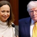 Trump niega haber pedido a María Corina Machado que no viajara a Venezuela tras el doble terremoto