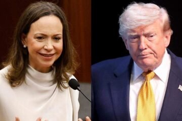 Trump niega haber pedido a María Corina Machado que no viajara a Venezuela tras el doble terremoto