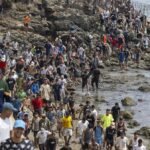 En las últimas horas, Marruecos detiene a 70 personas por incidentes violentos durante la crisis migratoria