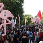‘Revolución de los Flamencos’ cumple 54 días de protestas contra proyecto de resort vinculado a los Trump en Albania