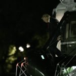 Investigan la corta distancia que hubo entre el helicóptero de Trump y un avión comercial
