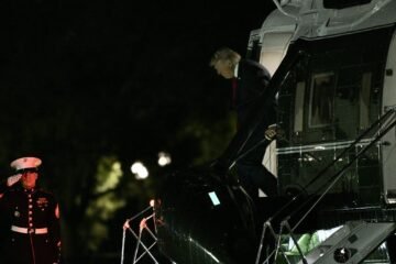 Investigan la corta distancia que hubo entre el helicóptero de Trump y un avión comercial
