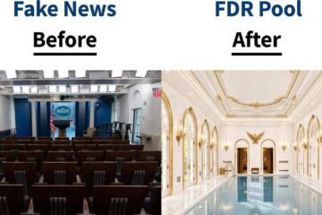 Trump insinúa que sustituirá la sala de prensa de la Casa Blanca por una piscina