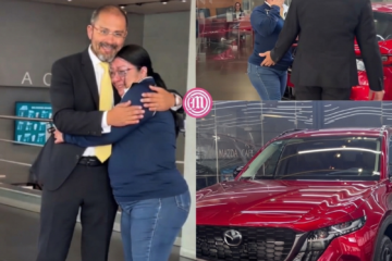Mazda regala camioneta CX-5 a vendedora con 21 años de trayectoria en México